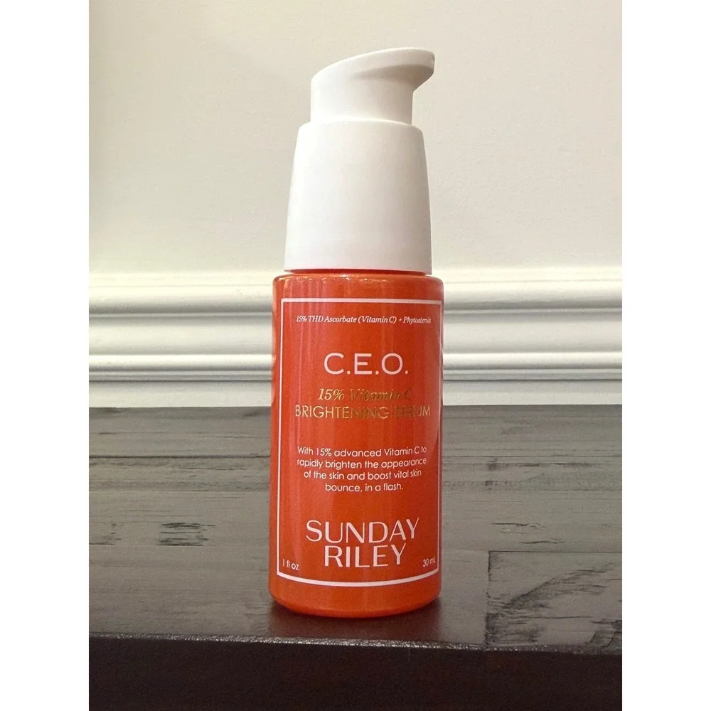 Sunday Riley CEO Vitamin C 15% Brightening Serum 30ml (1.7 fl oz) No Box